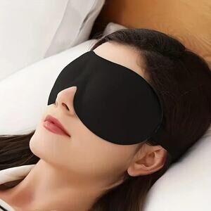 3D SLEEP MASK: 100% BLOCKS LIGHT, PROTECTS LASHES, Great Night Sleep